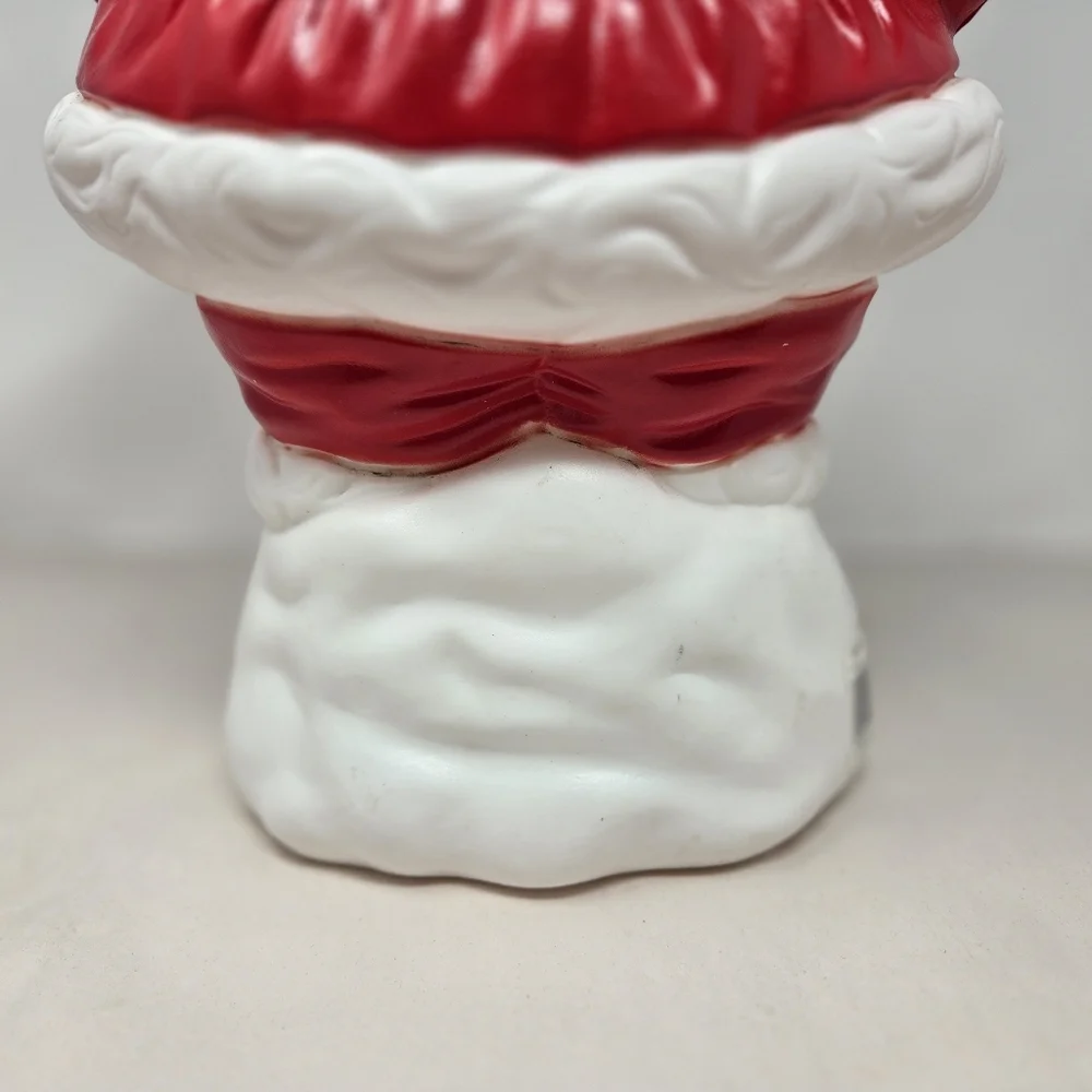 Vintage Santa Blow Mold Lighted 18 Inches Indoor/outdoor By Grand Venture 1999